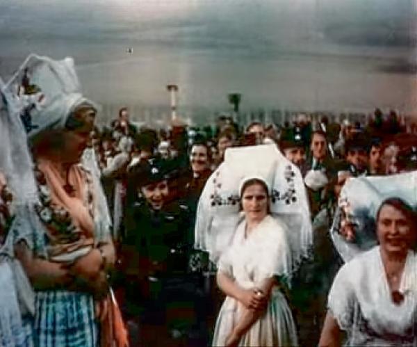 Serbowki z Błotow 1937 w barwje na film spórane